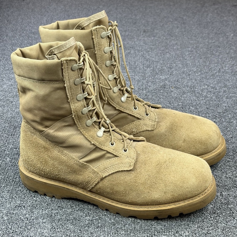 Rocky 789 Army Combat Boots Sz 15 N Tactical Military Tan Hot Weather USA Vibram